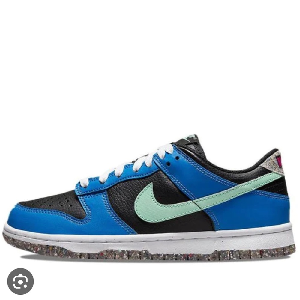 Nike black mint foam dunk low